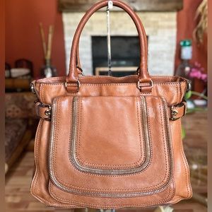 Michale Kors Medium Smooth Tan Shoulder/Crossbody Bag w/Dust Bag
